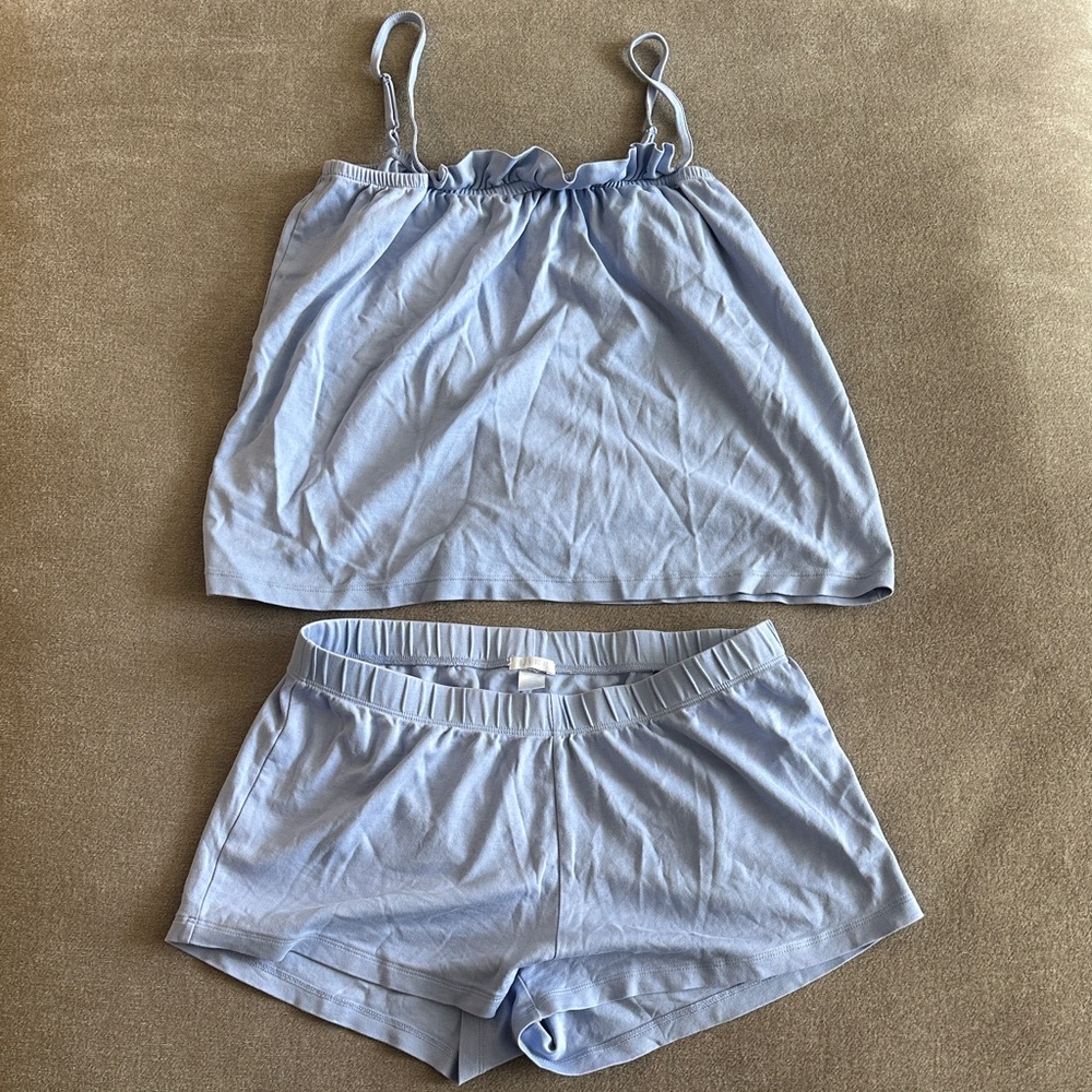 Light Blue Women's Pajama Set